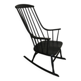 Grandessa Rocking Chair in Black Beech by Lena Larsson, 1960's
