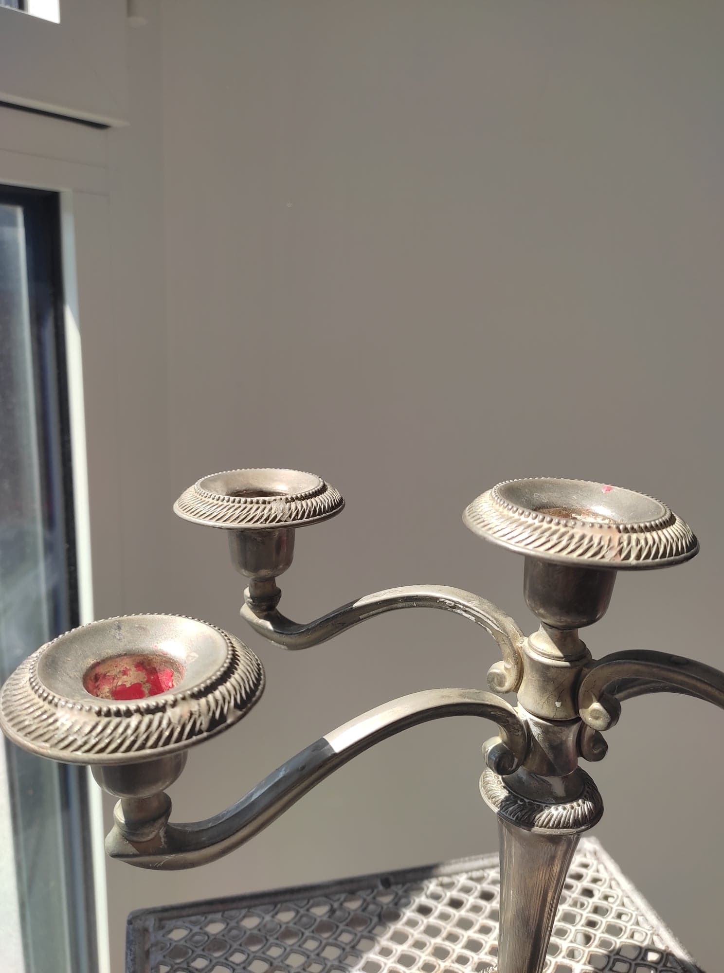 Chandelier with 5 branches in brass louis XVI style