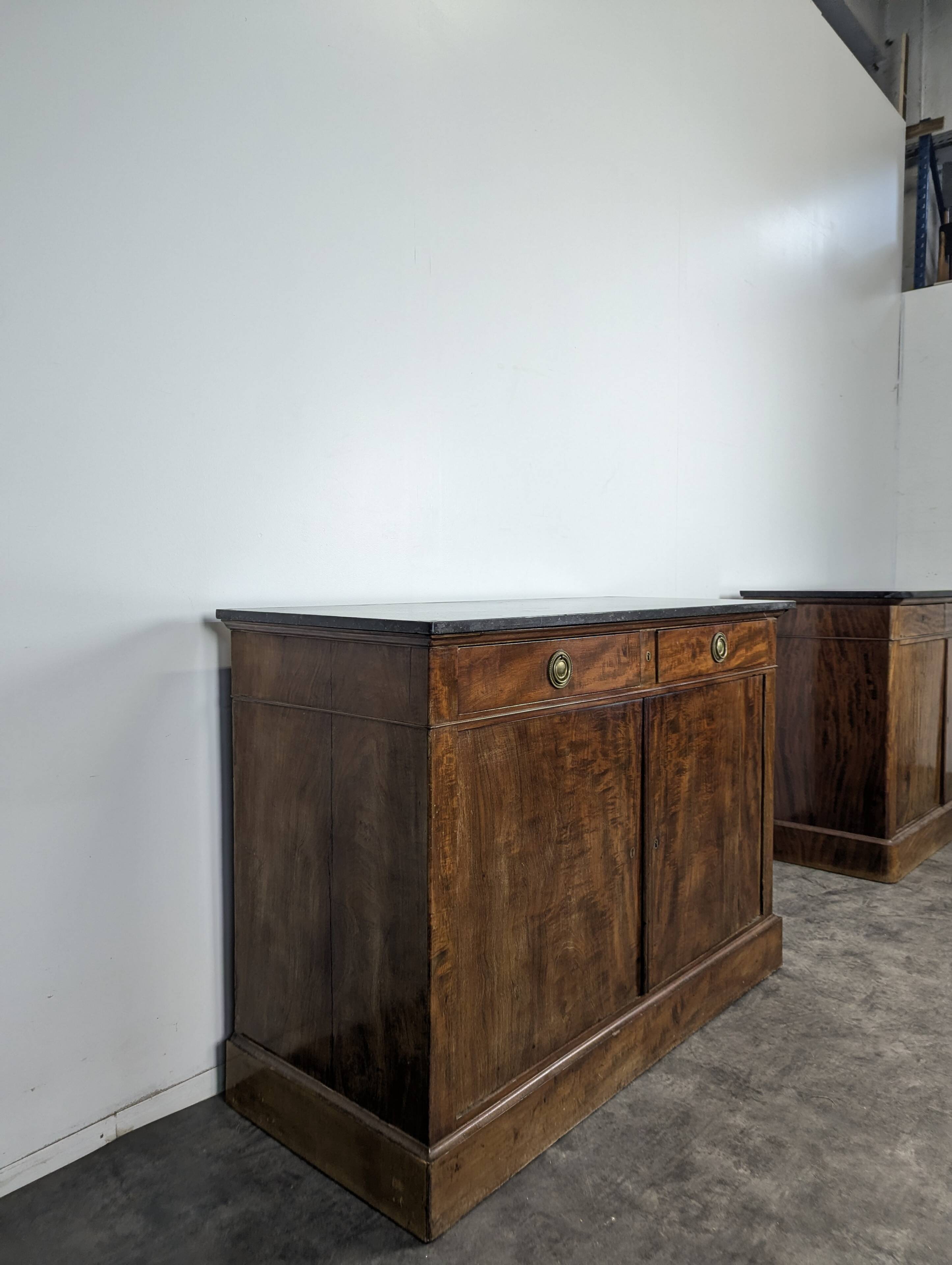Louis Philippe two-door buffet in mahogany