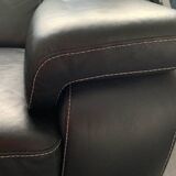 Château d'Ax leather sofa