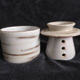Ceramic water butter dish from Sainte Radegonde