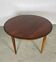 1960s Midcentury round rosewood dining table, Lübke