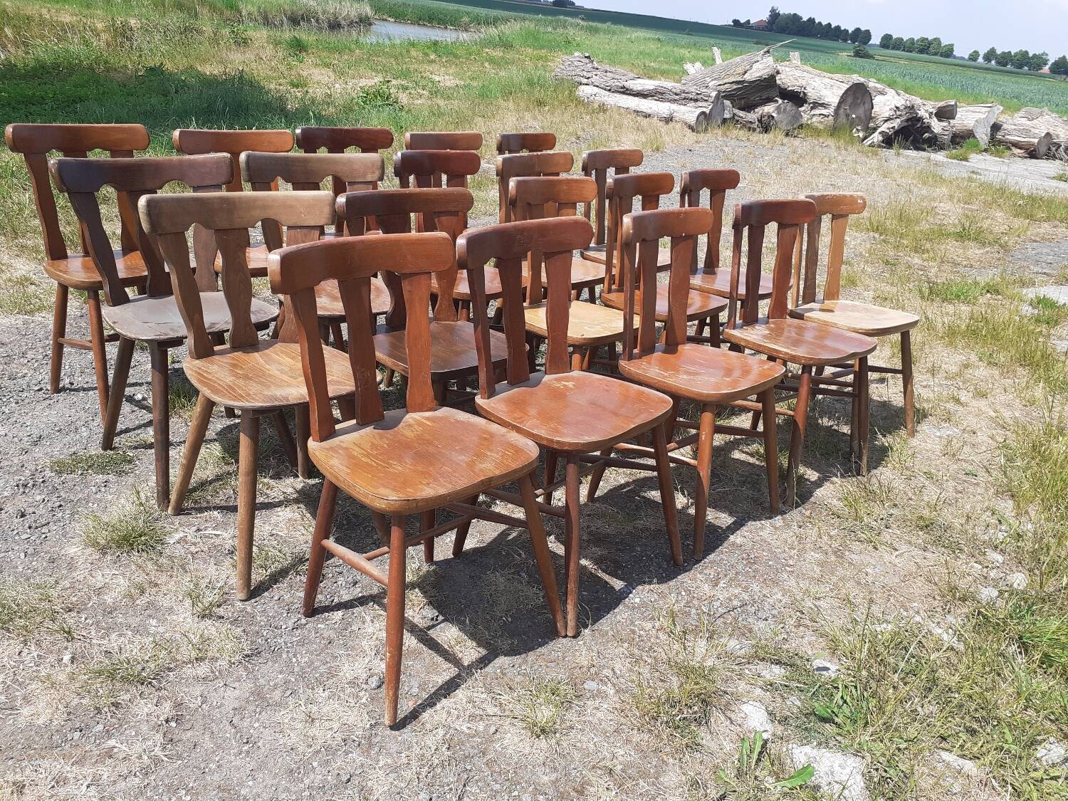 20 bistro chairs