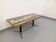 Vintage coffee table from the 60s and 70s in ceramic, wood and metal