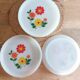 6  assiettes à dessert Arcopal années 70s