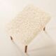 Danish mid century footstool in sheepskin, 1960s