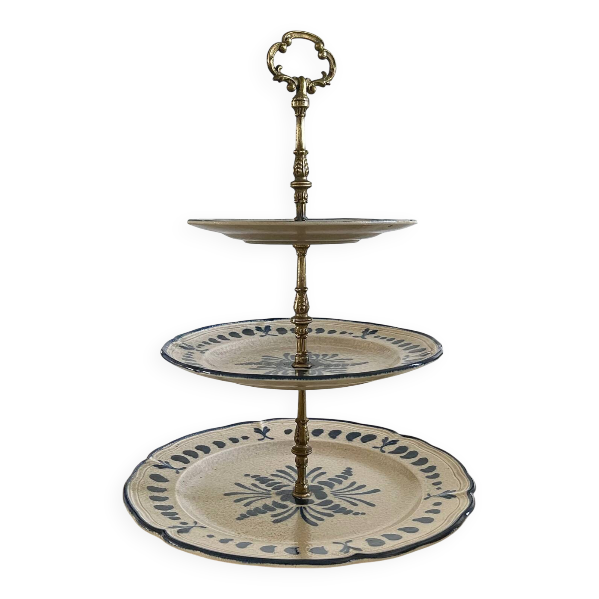 Pornic earthenware display stand.