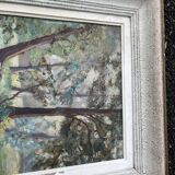 Rare antique double-sided painting – oil landscapes