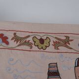 Tapis noué à la main, tapis turc vintage 53x190 cm