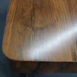 1930s Art Deco Extendable Dining Table in Walnut Finish , Czechoslovakia