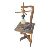 Guillerme and Chambron Lamp blonde oak series your house 1950s