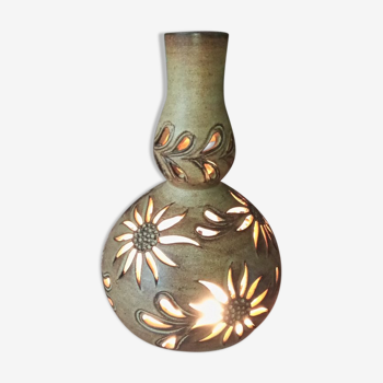 Lampe vintage signée Franck et Mathéo Vallauris