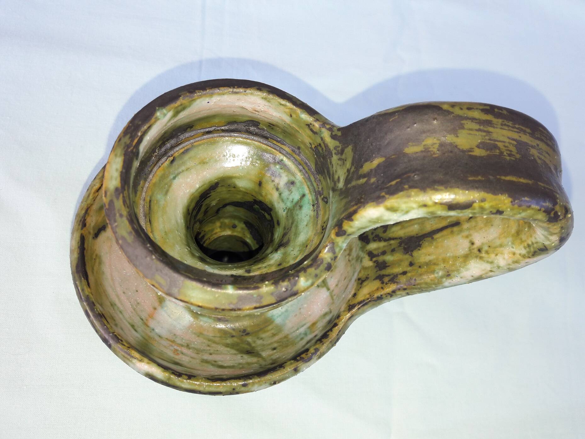 Ceramic candle holder