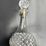 Cristal d'Arques carafe, Longchamps model, 1980s