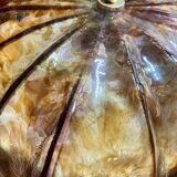 Mid-Century Modern Italian Murano Glass Wall Sconces or Ceiling Lamps from La Murrina, 1950s, Set of 2