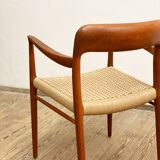 Armchairs, Niels O. Møller, J.L. Moller, Model 56, Set of 2,Denmark, 1950s