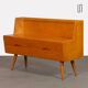 Vintage wood and glass storage, 1960