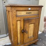 Glacière frigidaire en bois sapin epoque 1900
