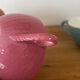 Set of 6 vintage coloured cups Digoin Sarreguemines