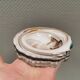 Rare glass art / ashtray by Michael Bang for Holmegaard Denmark 1968