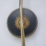 Art Deco black and gold wall light