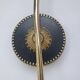 Art Deco black and gold wall light