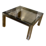Chrome metal coffee table