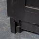 Antique 20thc italian ebonised chest of drawers with display top c.1930