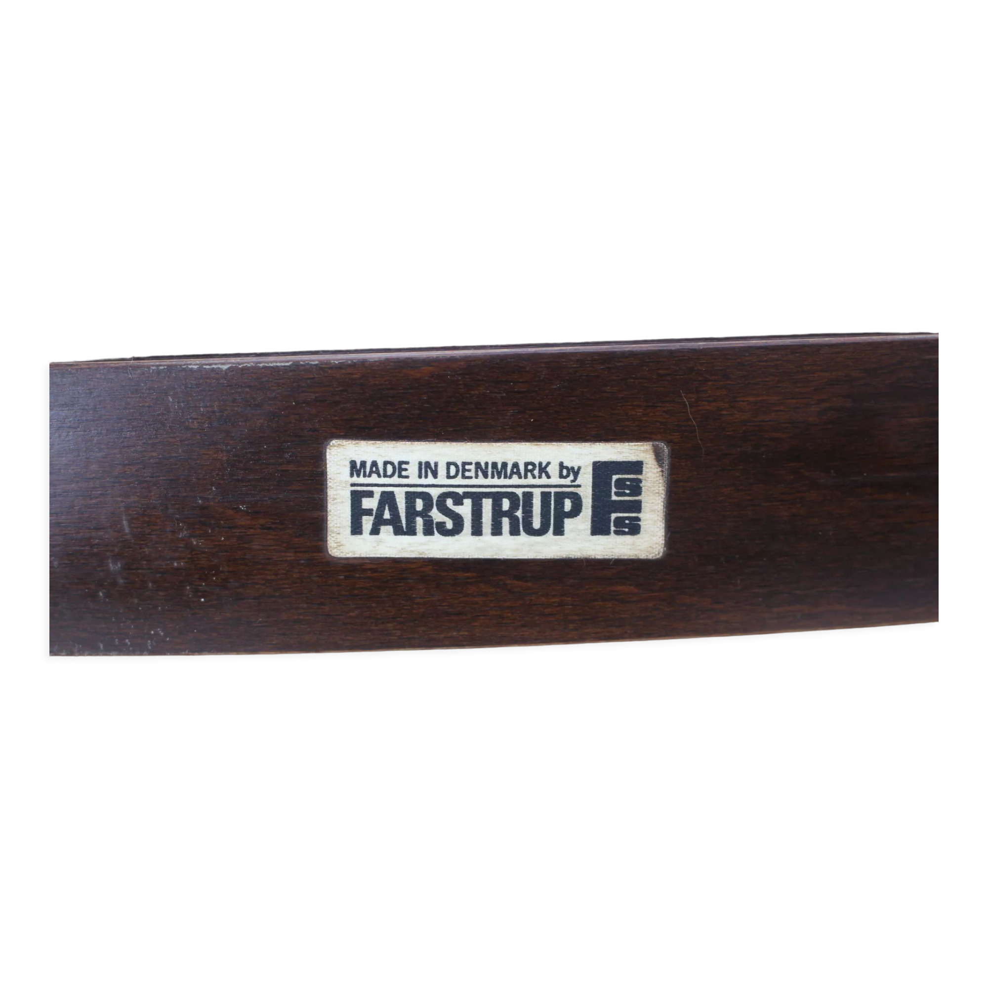 1970s Farstrup Leather Lounge Chair, Denmark