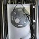 Raak 'concorde' pair of wall lights, 'organ tube' type in brushed aluminium, ca 1970