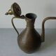 Old oriental pourer Arabic teapot ewer in brass and bronze 34 cm