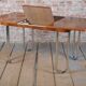 Bauhaus Oak Foling Table by J. Halabala for UP Zavody, Czech, 1930s