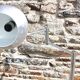 Vintage chrome eyeball floor lamp from the 70s