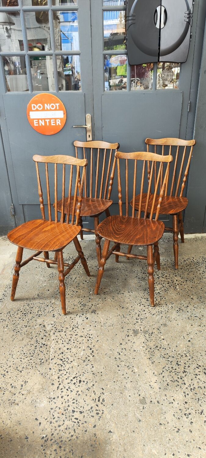 Set of 4 Baumann chairs
