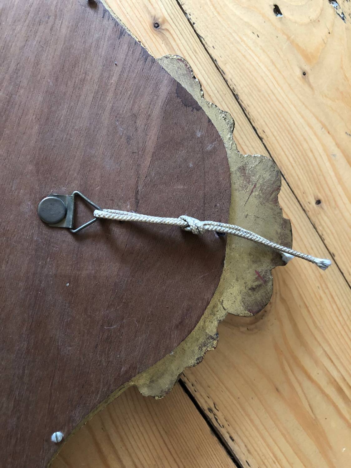 Mirror with gold powder in Louis XV style