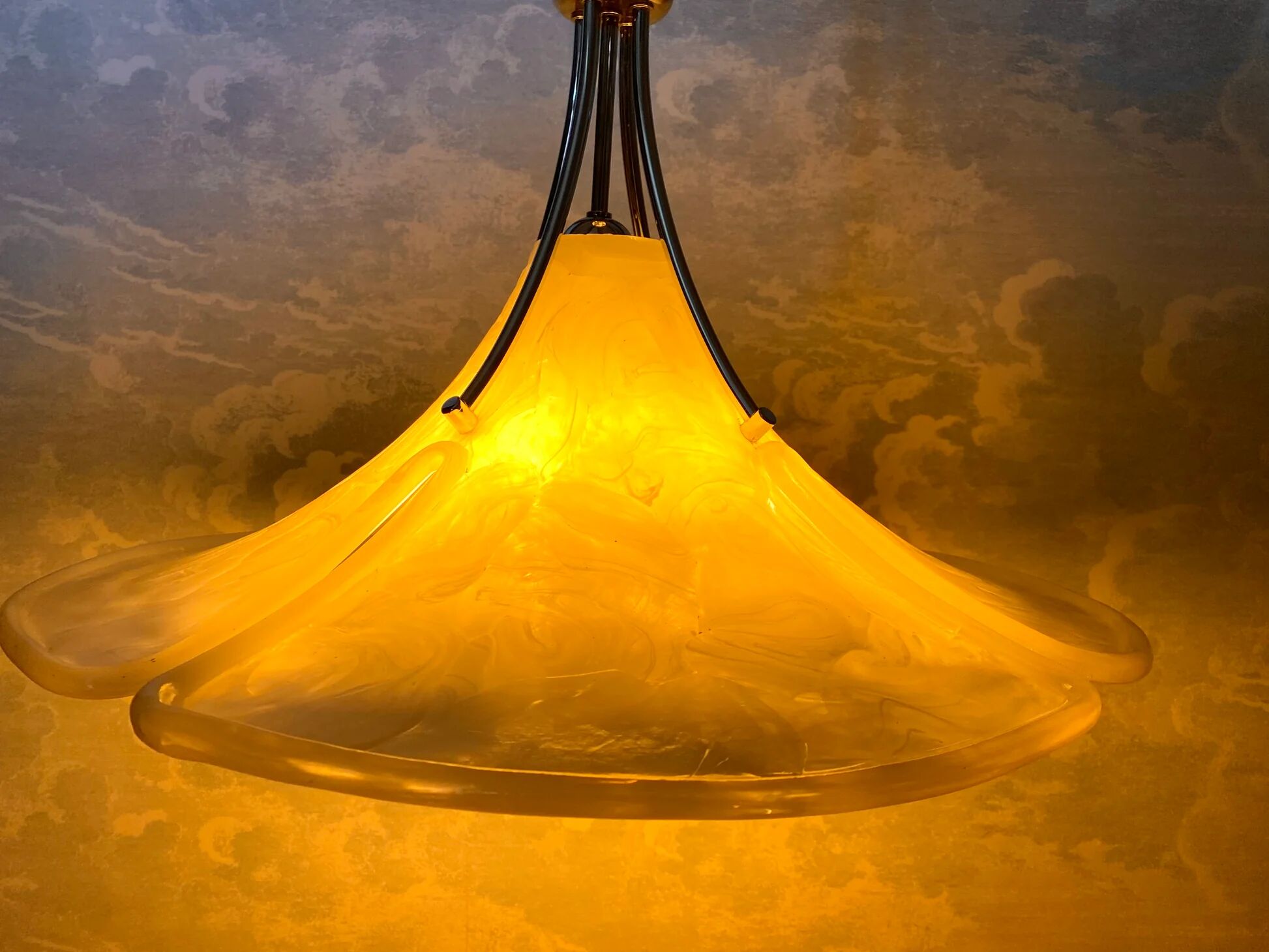 Height adjustable pendant light by Cosack Leuchten, Germany, 1970s