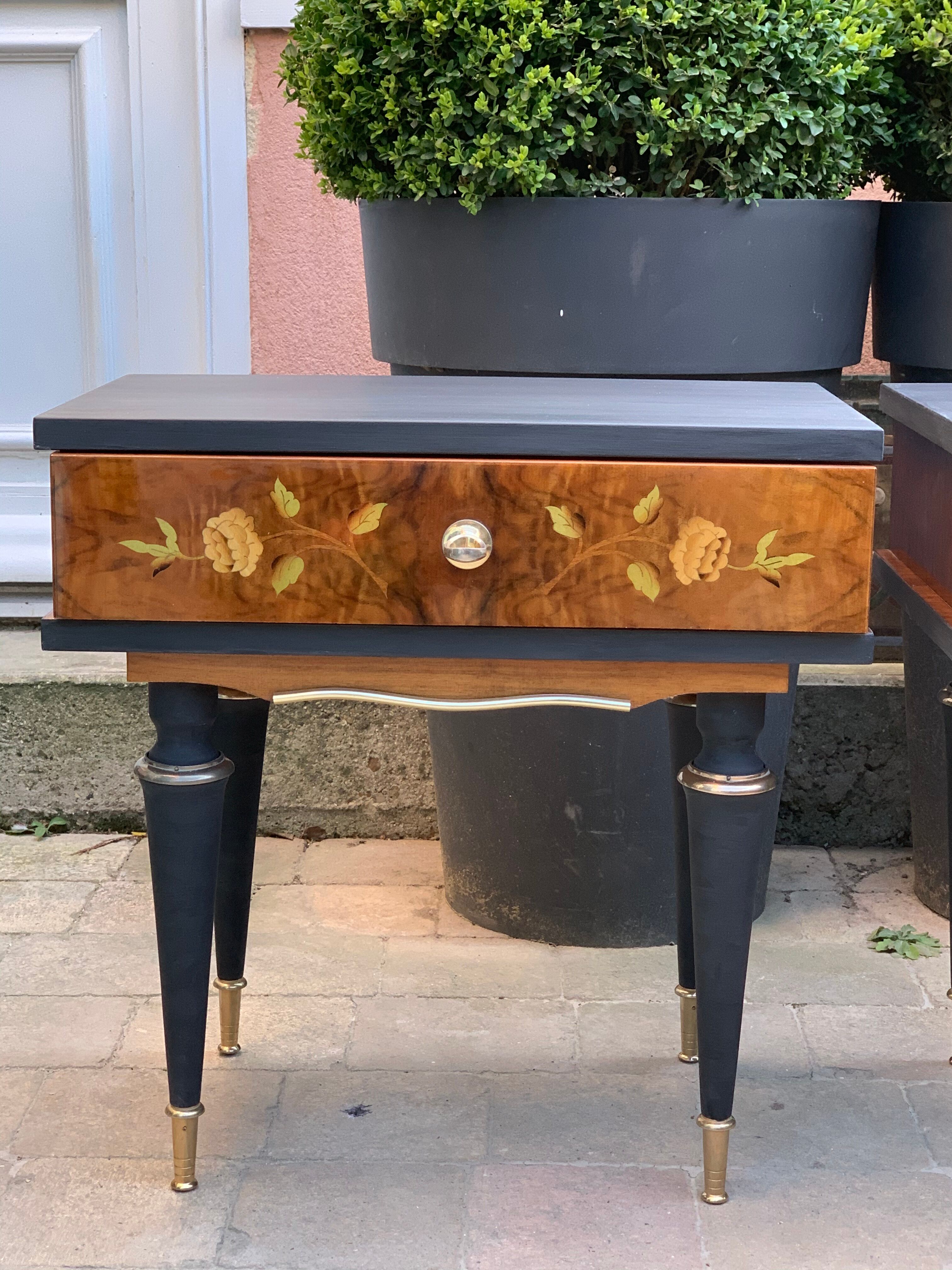 Pair of bedside tables 1970