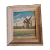 Landscape painting from Merseburg, 1916