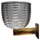 Wall Light in Blown Murano Glass and Brass attributed to Ercole Barovier, Italy, 1940s