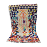 Tapis multicolor en tissu boucherouite 140x220cm