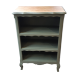 Bibus bookcase wood and khaki green