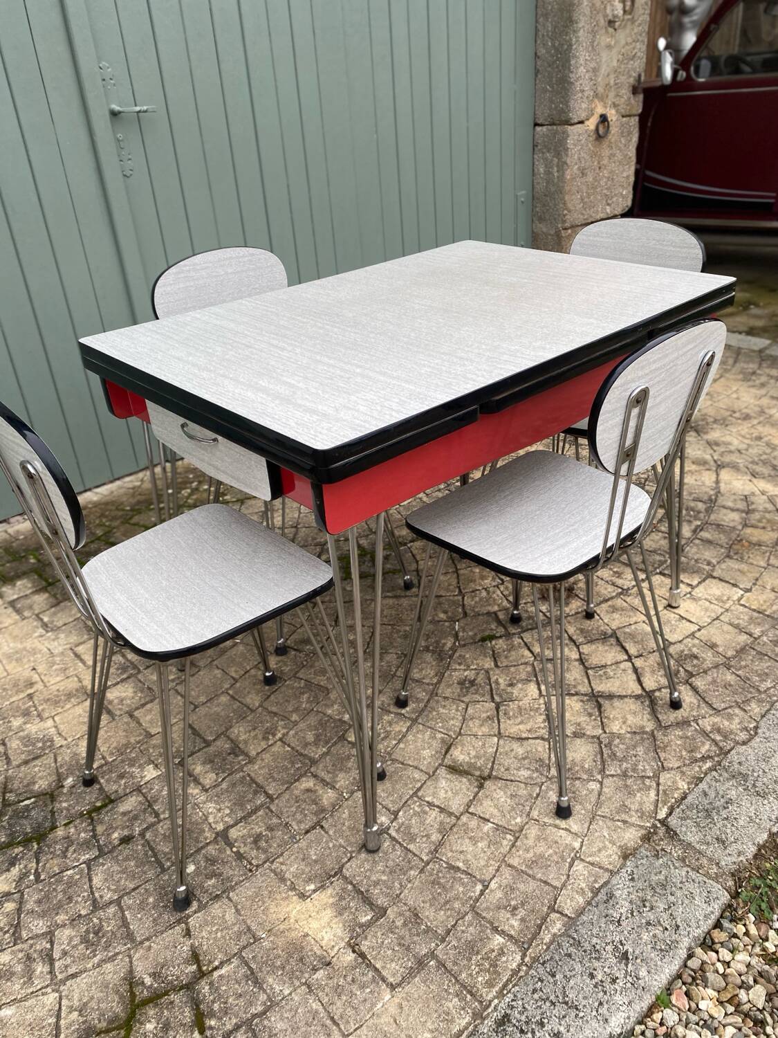 Formica table and chairs