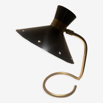 Small diabolo lamp by René Mathieu circa 1950