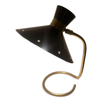 Small diabolo lamp by René Mathieu circa 1950