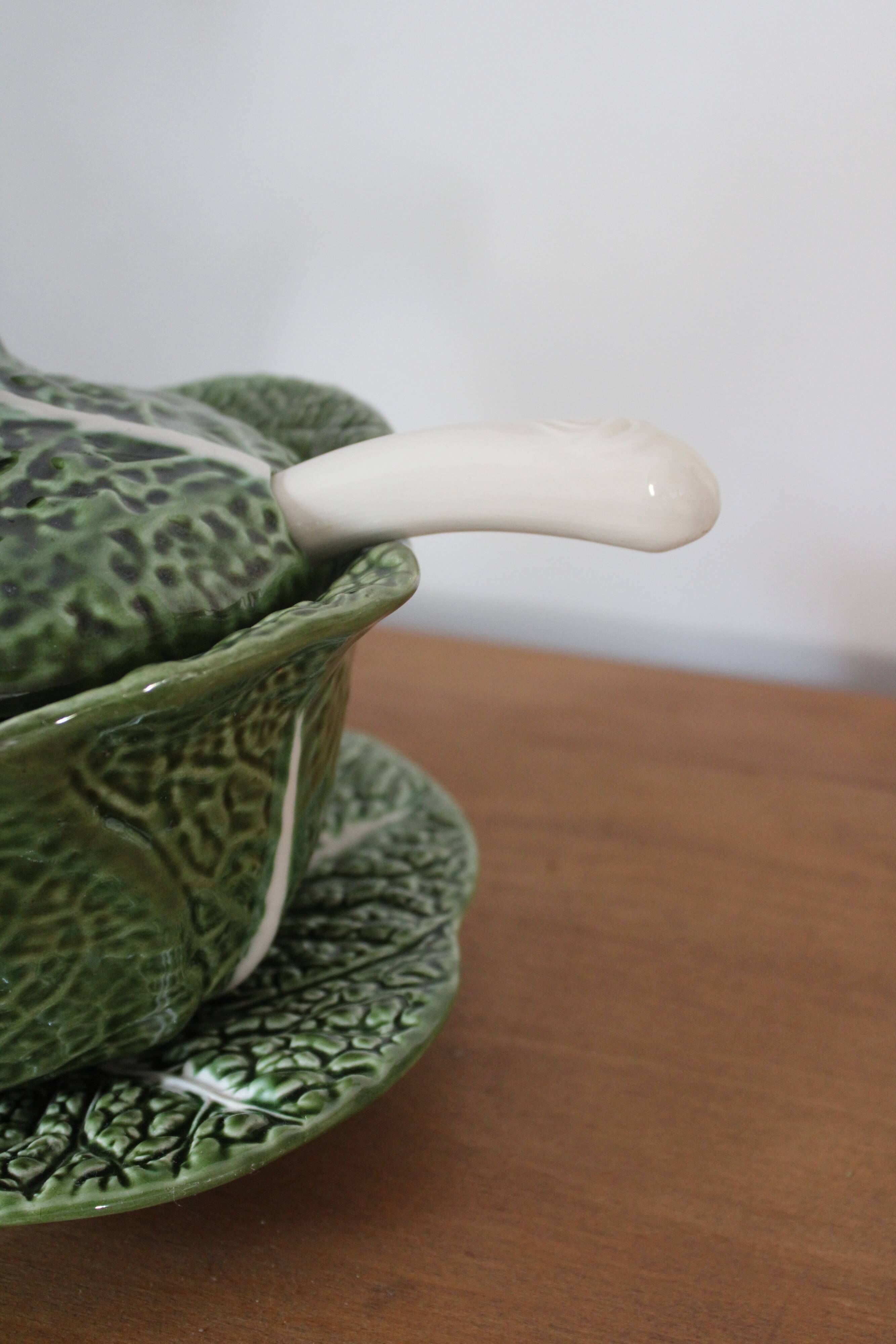 Cabbage-shaped dabbling soup