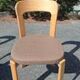 Pair of chairs by Bruno Rey in wood and fabric