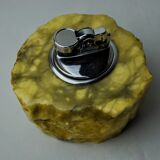 Briquet en albâtre jaune par Romano Bianchi, Italie, 1970