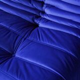 Pouf Togo bleu marine de Michel Ducaroy pour Ligne Roset