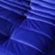Blue navy Togo pouf by Michel Ducaroy for Ligne Roset