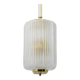 Attributed to Tomaso Buzzi Art Dèco Style Brass Murano Glass Lantern Chande